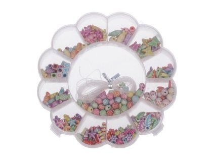 Korálky set 80g - Květina