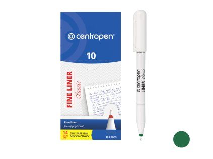 Popisovač CENTROPEN 2811 zelený 0,3mm liner