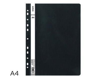 Rychlovazač A4 PP euro LUMA, černý