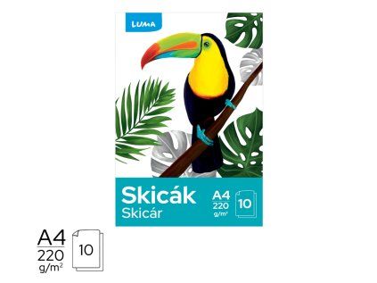 Skicák A4 10l LUMA