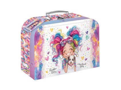 detsky kufrik 25 cm rainbow ella duha