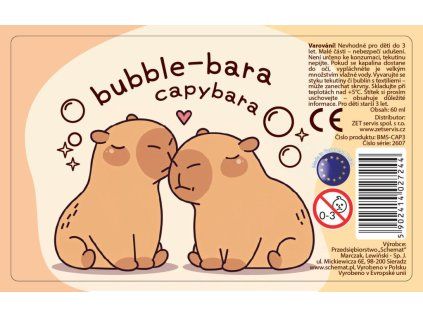 Bublifuk 60ml BMS-CAP3 Kapybara /12/