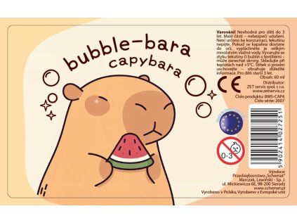Bublifuk 60ml BMS-CAP4 Kapybara /12/