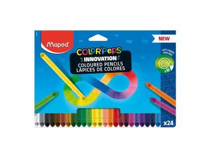 pastelky bezdreve maped color peps infinity 24 ks
