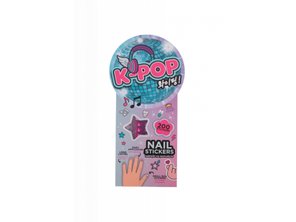K-POP samolepka na nehty Rainbow