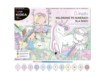DRF KIDEA malování podle čísel Víly