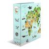pakovy poradac a4 7cm world map mapa sveta
