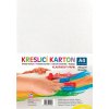 Kreslící karton - kladívkový papír A4 250g. bílý, 20 archů