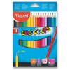 Pastelky trojboké MAPED Color Peps - 18 barev