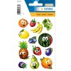Samolepky ovoce, pohyblivé oči. Obsah 1 list / 13 samolepek