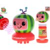 Cocomelon bublifukovač ve tvaru Melon TV 11cm na baterie s náplní 60ml v krabičce