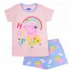 DÍVČÍ LETNÍ PYŽAMO PEPPA PIG > varianta 199 růžovo - fialové