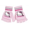 RUKAVICE DVA V JEDNOM HELLO KITTY nh 4041 růžové (Velikost uni)