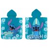 PONČO LILO A STITCH Ay 035 modro - zelené (Velikost uni)