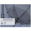 perletti damsky automaticky dazdnik color border tyrkysova obruba 21695