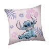 JERRY FABRICS Mikroplyšový polštářek Lilo and Stitch Pink růžový