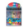 Fixy Maped Color´ Peps Monster - 12 ks fixů + 15 ks pastelek