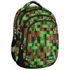 Školní sada set 5 ks Studentský batoh Minecraft St.RIGHT -Pixel Cubes 4 komorový, BP4, penál, sáček, zástěrka, etue