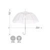damsky priehladny dazdnik perletti basic transparent 12063