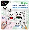 Pryž a ořezávátko na blistru - Panda