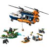 Helikoptéra na průzkum džungle v základním táboře