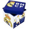 Úložný box s víkem / taburetka 2v1 Real Madrid, RM13724