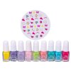 Unicorn sada laků na nehty 2,1ml 9ks a nálepek na nehty v krabičce 8ks