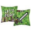 DETEXPOL Povlak na polštářek Kostičky Minecraft svítící 40-40 > varianta povlak 01