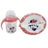 jedalenska suprava minnie mouse set 3 ks hrncek 250ml tanier a lyzicka 10707