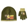 ZIMNÍ 2-DÍLNÁ SOUPRAVA ČEPICE A RUKAVICE MIMONI CROMINION khaki (Velikost 52)
