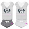 DÁMSKÉ LETNÍ PYŽAMO DISNEY MINNIE MOUSE světle šedé (Velikost XL)