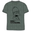 PÁNSKÉ TRIČKO HOMER SIMPSON zelené (Velikost L)