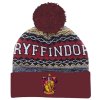 CHLAPECKÁ ZIMNÍ ČEPICE KULICH HARRY POTTER GRYFFINDOR hnědá (Velikost 54)