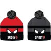 CHLAPECKÁ ZIMNÍ ČEPICE KULICH SPIDERMAN červená (Velikost 52)
