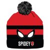 CHLAPECKÁ ZIMNÍ ČEPICE KULICH SPIDERMAN červená (Velikost 52)