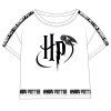 DÍVČÍ TRIČKO CROP TOP HARRY POTTER bílé (Velikost 164)