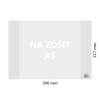 obal na sesit a5 pvc 306x217 mm hruby transparentni 10 ks