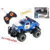 R/C auto terénní policie 14cm 27MHz plná funkce na baterie se světlem, 2barvy, v krabičce