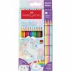 sada pastelek faber castell colour grip 10 3 sparkle jednorozec