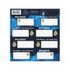 samolepiace stitky na zosity 8ks real madrid rm 107 708017003
