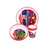 detsky plastovy riad avengers premium tanier miska pohar 57781