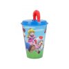 plastovy pohar s vrchnakom a slamkou super mario 430ml 21430