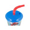 plastovy pohar s vrchnakom a slamkou super mario 430ml 21430