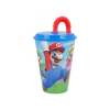 detsky pohar so slamkou super mario 430 ml 21430