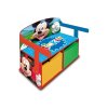 detsky dreveny nabytok 3v1 mickey mouse lavicka box na hracky stolik wd14006
