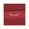 sada textilnych cestovnych kufrov roll road royce red cervena 55 66 76cm 5019424