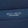 sada textilnych cestovnych kufrov roll road royce blue modra 55 66 76cm 5019423