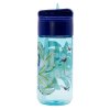 plastova flasa bluey s vysuvnou slamkou tritan 430 ml bpa free 50636