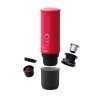 outin nano portable espresso machine crimson red