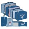 sada cestovnych organizerov lilo stitch 8 dielna modra wd16714